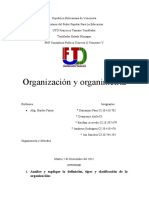 Organización y Organimetria