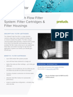 Pall Water - Prelude - Ultipleat High Flow - Data Sheet