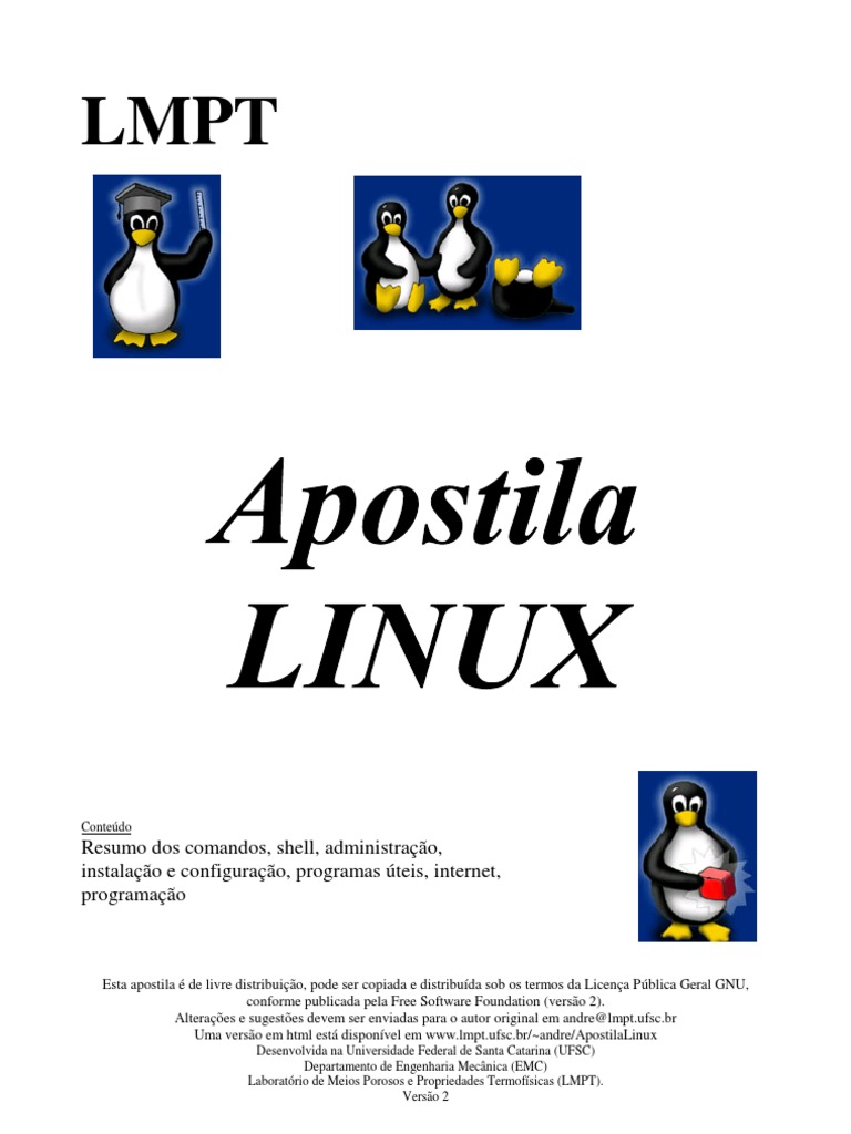 Comandos Linux Apostila Bueno | PDF | Shell (informática ...