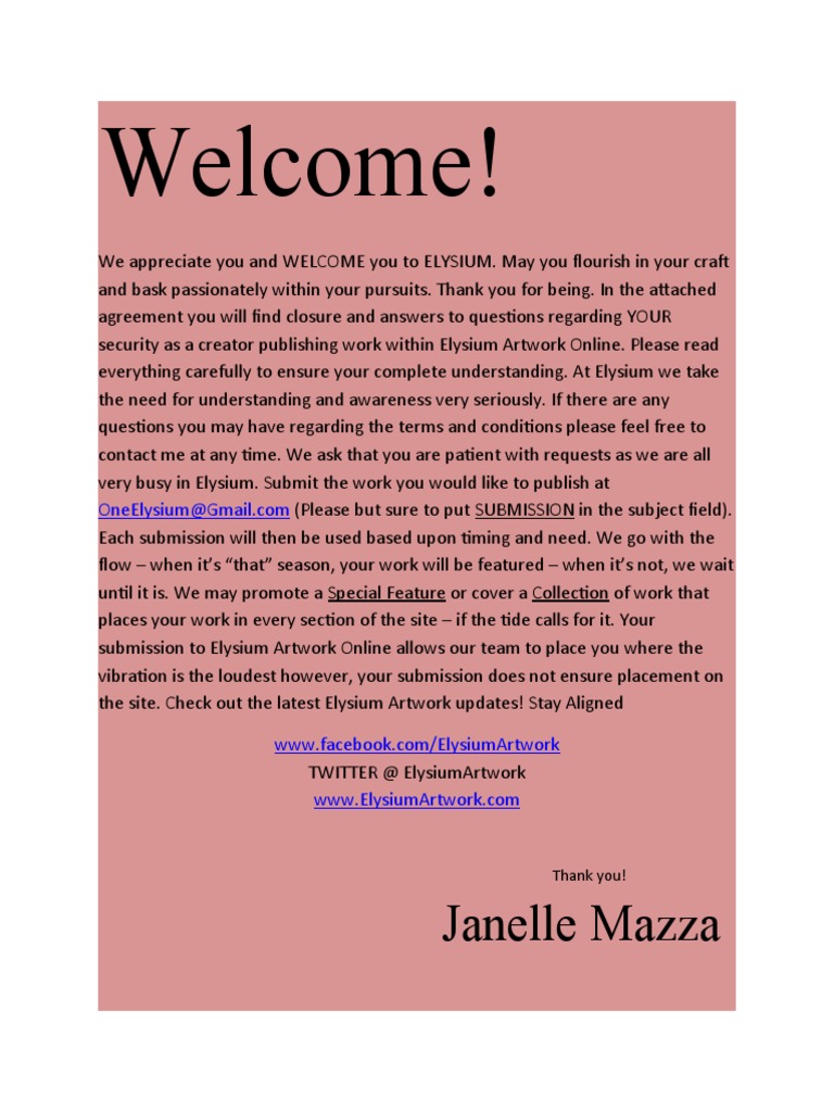Welcome | PDF