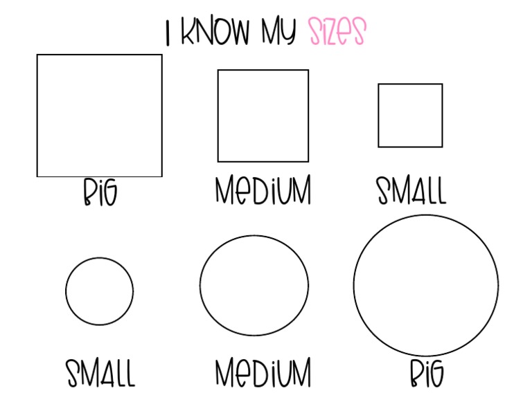 I Know My Sizes | PDF