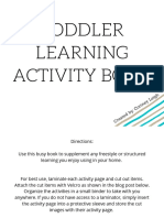 Toddler Learning Activity Book 4