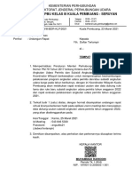 Undangan Rapat Evaluasi Data Dukung Perintis TA.2022