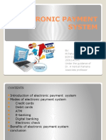 Electronic Payment System: By: M.Rahul Ecm D1 20311A1941 Under The Guidance of Dr. A Venkat Ramana Associate Professor