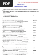 Key Word Transformations: Vndoc - Tải Tài Liệu, Văn Bản Pháp Luật, Biểu Mẫu Miễn Phí