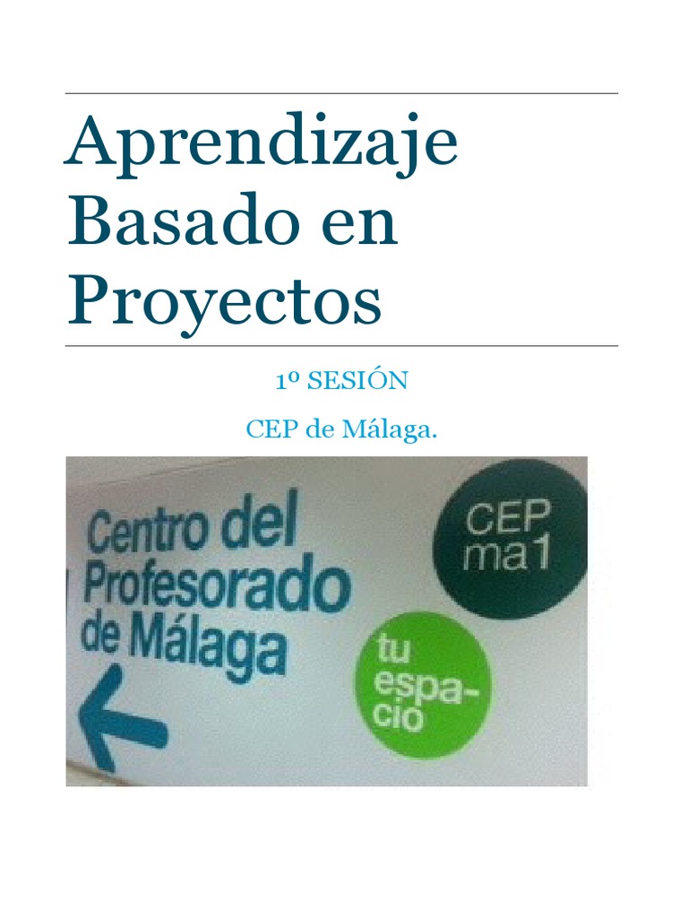 ABP en Educación Primaria: Guía Práctica | PDF | Plan de estudios ...