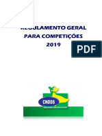 Regulamento Geral para Competição CNDDS 2019 2