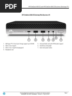 HP Elitedesk 800 g5 Quick Specs