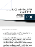 KLP 6 QS AT-TAUBAH AYAT 122y