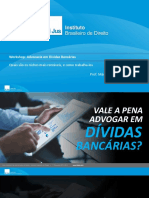 advocacia em dividas bancarias