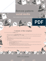 Halloween Pattern Social Media