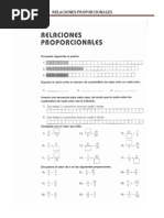 Relaciones Proporcionales Guias