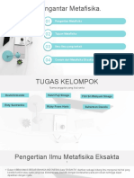 Metafisika Eksakta Dan Ilmu Ekonomi