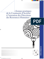 2011 RPT Plan de Continuité D'activité DRH