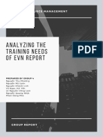 Analyzing The Training Needs of EVN Report: Human Resource Management