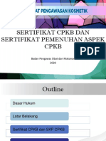 4 Materi Sertifikat CPKB Dan Sertifikat PA CPKB Oleh Ka Sie Penilaian Sarana Produksi Dan Distribusi Kosmetik - Anto Sujono, S.F, Apt., M.SC