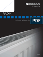 Radik: Steel Panel Radiators - Technical Catalogue