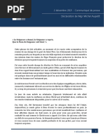 Declaración de Michel Aupetit