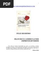 190 - (Chico Xavier - Espíritos Diversos) - Feliz Regresso
