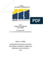 Tugas Manajemen Epidemiologi