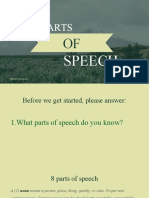 2 Parts of Speech
