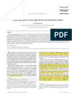 Trends and Patterns in The Triple Burden of Malnutrition in India