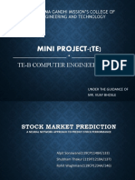 Mini Project - (Te) : Te-B Computer Engineering