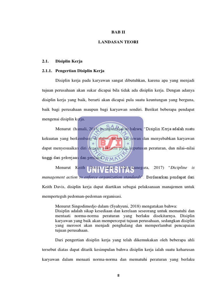 Disiplin Kerja 2 | PDF | Karier & Perkembangan | Bisnis