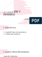 Presentacion Spyder IDE y JSFiddle 1