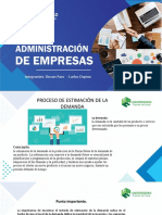 Proceso de Estimacion de La Demanda