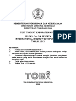 Seleksi IBO 2013 Tingkat Kabupaten-Kota A-Soal Dan Jawaban