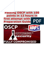 Passing OSCP With 100 Points in 12 Hours in First Attempt With Oscp Preparation Guide, 2021