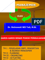 PENGERTIAN OR DEFINISI Manajemen