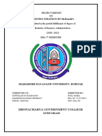Marketing Strategy by Mcdonald'S: Dronacharya Government College