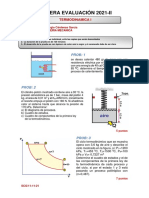 Primer Parcial Termodinamica-2021-Ii