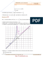 Serie d'exercices Corrigés - Math - Généralités sur les fonctions - 3ème Sciences (2009-2010) (4)