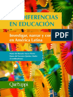 Las Diferencias en Educación. Investigar, Narrar y Conversar en América Latina