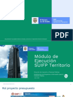 SUIFP Territorio Módulo de Ejecución