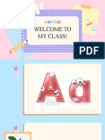 Welcome To My Class