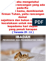 Liturgi Ibadah Pemberkatan Nikat Ipur Namasari & Prid