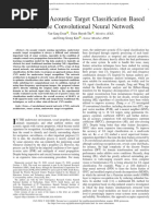 Underwater Acoustic Target Classification Based On Dense Convolutional Neural Network