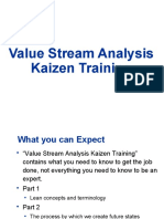 Value Stream Analysis Kaizen Training