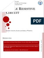 Imple Esistive Ircuit: Faculty of Engineering and Technology