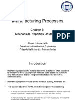 Manufacturing Processes: Mechanical Properties of Materials