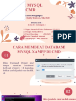 CARA MEMBUAT DATABASE MYSQL XAMPP DI CMD