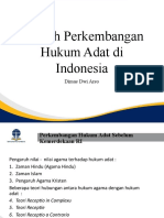 Inisiasi 2 Sejarah Perkembangan Hukum Adat Di Indonesia