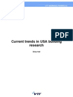 Current Trends in USA Building Research: ESPOO 2006