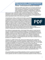 D.L. 112, 2001 - Carreiras de Inspecção Ou Fiscalização Da Administração Pública