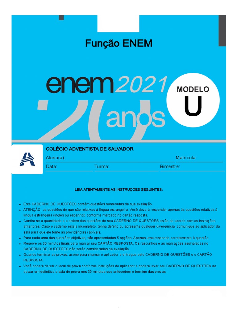 Função No Enem Pdf Temperatura