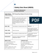 MSDS Pupuk Majemuk